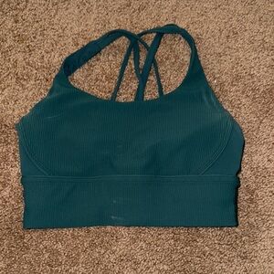 Lululemon Green longline energy bra